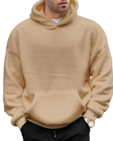 LYON – Der flauschige Unisex-Hoodie für den Herbst in Khaki