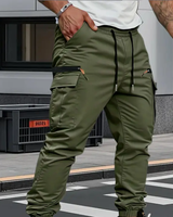 Aldric - Performance-Stretch-Cargo-Jogginghose in Grün