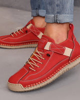 Luke - Stilvolle Outdoor-Schuhe für Herren in Rot