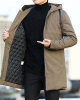 Severin | Wasserdichte Winterjacke für Männer in Khaki