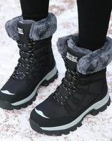 Rainer - Wasserdichte Winterstiefel für Damen in Schwarz