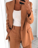 Monique™ | Zweiteiliger Damenanzug in Khaki