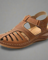 Hanna | Orthopädische Sandale mit Hallux-Valgus-Unterstützung in Braun