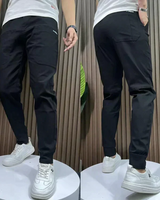 Leon | Premium Herren Cargo-Stretchhose in Schwarz