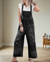 CARMELITA™ Verstellbarer Jumpsuit | Vintage Look Damen Outfit in Schwarz