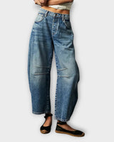 Anett | Locker sitzende Komfort-Jeans in Blau