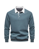 Farouk - Polo Hemd Für Stilvolle Lagenlooks in Türkis