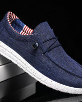 Stilvolle Canvas-Loafer für Herren - Milan in Dunkelblau