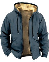 Mervin - Farbige und kuschelige Hoodies für Herren in Blau