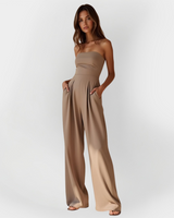 Salina – Langer Overall in Khaki