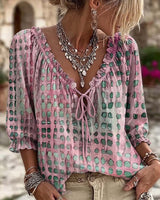 Bastila - Lässige Bluse MIT Polka Dots in Rosa