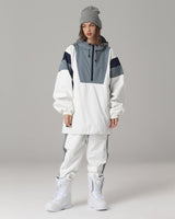 Wasserdichter und thermischer Unisex-Skianzug - Erian in Weiß