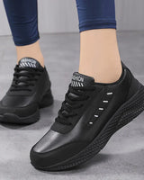 Halora - Legerer Schnür-Sneaker in Schwarz