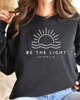 SELENE - "BE THE LIGHT" Sweatshirt in Schwarz