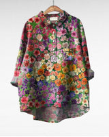 Elodie - Soft-Touch-Bluse mit floralem Muster in Druck 2