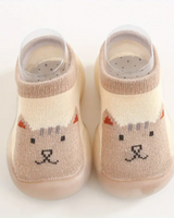Bequeme Barfuß Kleinkind Sneakers - BearCubs in Khaki