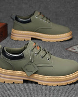 TRAVOR – Klassische Schnürschuhe Mit Runder Zehen in Grün