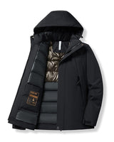 Unisex-Thermojacke mit Steppmuster - Renko in Schwarz