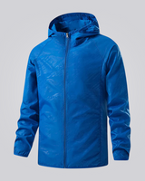 Damen wasserdichte Windjacke in Dunkelblau