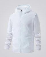 Damen wasserdichte Windjacke in Weiß
