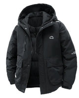 Steppjacke für Herren im funktionellen Stil - Jarvik in Schwarz