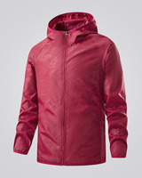 Damen wasserdichte Windjacke in Rot