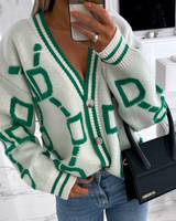 Zélie – Stylischer Oversize Cardigan in Weiß