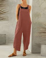 Erla - Sommer-Latzhose in Orange