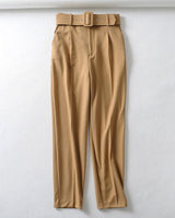 Dolly - Damen-Gürtelhose in Khaki