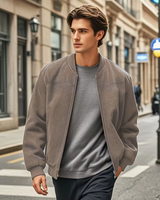 Leandre - Stylische Herren-Bomberjacke in Braun