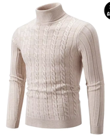 Eleganter Herbstpullover für herren - KENDRICK in Beige