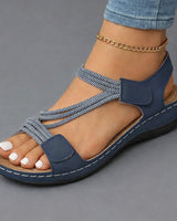 Sarah | Leichte orthopädische Sandale für Damen in Blau