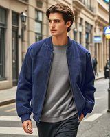 Leandre - Stylische Herren-Bomberjacke in Blau