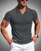 Deymar | Herren Sommer Poloshirt | Kurzarm in Grau