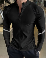 Lenzman – Atmungsaktive Langarmjacke in Schwarz