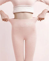 Evelyn's Fleece-gefütterte Schlankmachende Leggings in Rosa