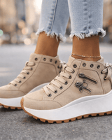 Frieda – Street Chunk Sneaker in Khaki