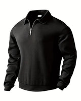 Maximilian – Moderner Pullover im Vintage-Stil in Schwarz