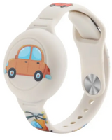 Airtag-Armband für Kinder - DinoTrack in Beige