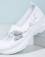 Ulyana - Gepolsterte orthopädische Wanderschuhe in Weiß
