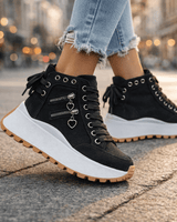 Wella - Gepolsterter Chunky-Sneaker in Schwarz