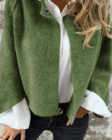 Keylah - Elegante Strick Jacke in Grün