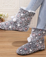 Deryan - Bequeme Winter Schuhe Mit Gemütlicher Passform in Graue Sterne