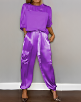 Zaida - Elegantes und durchdachtes Damen-Set in Violett