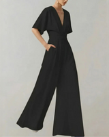 Yoko - Eleganter und trendiger Jumpsuit in Schwarz