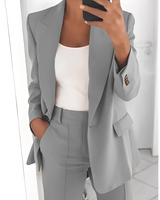 Alexes - Damenanzug mit Blazer und Hose in Grau