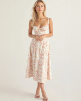 Liana - Schickes Midikleid in Rosa