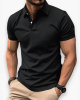 Renan - Stilvolles Sommer-Polo für Männer in Schwarz