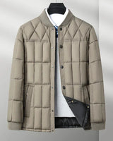 Dicke urbane Daunenjacke für Herren - ROAN in Beige