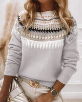 Florita | Eleganter Winterpulli in Grau